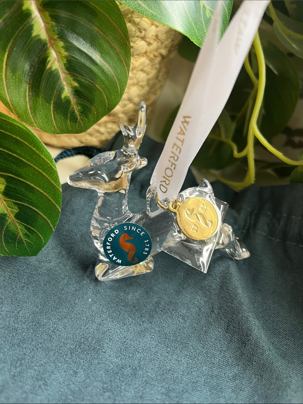 🦌 Waterford Crystal Reindeer Ornament